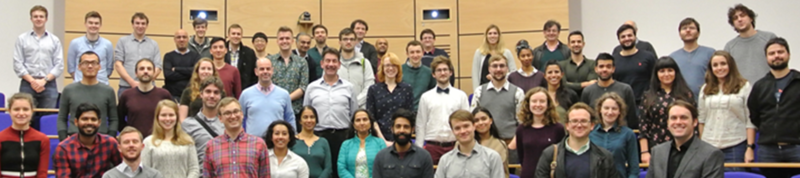 Group photo at JAI Fest 2019 Group photo of the staff and students of the JAI taken at the annual JAI Fest held at RHUL in 2019