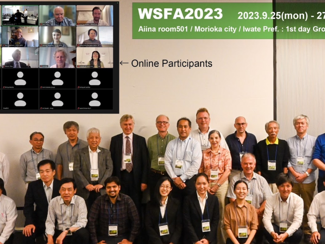 Group photo of the participants at WSFA2023