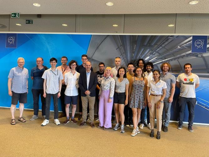 JAI students visit CERN