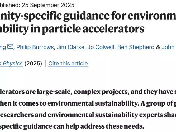 NRP sustainability guidelines